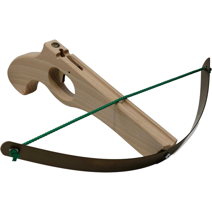 Малий дерев'яний арбалет (набір) — одноручний, з сталевим луком, 29 см, 3 болти (18 см) — 1 комплект (4 предмети)