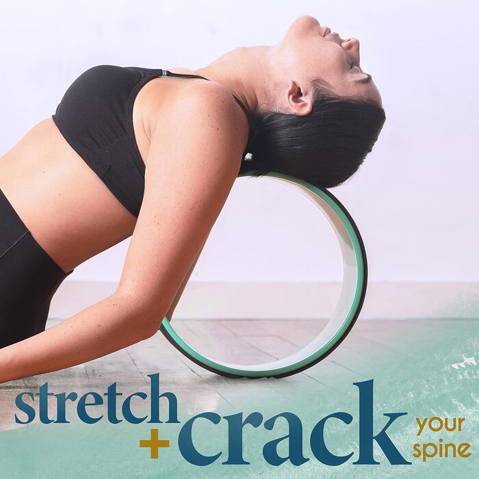 Колесо для йоги Florensi 25 см, одинарне, зелене