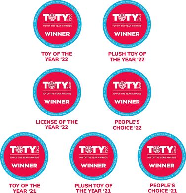 Сквішмелоу SQK0303 - Стіч 35 см, офіційна плюшева іграшка Jazwares, суперм&39яка