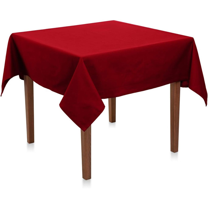 Скатертина однотонна з поліестеру - Однотонна, Легка в догляді, Не прасується, Скатертина, Столова білизна, Приватна, Ресторан, Го