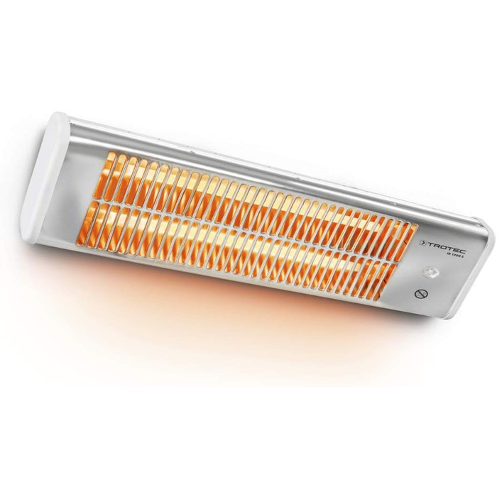 Інфрачервоний обігрівач для тераси TROTEC IR 1200 S Потужність нагріву 600 Вт / 1200 Вт Настінний монтаж