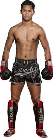 Щитки для гомілок Booster Pro Range BSG V3 чорні / червоні, розмір L