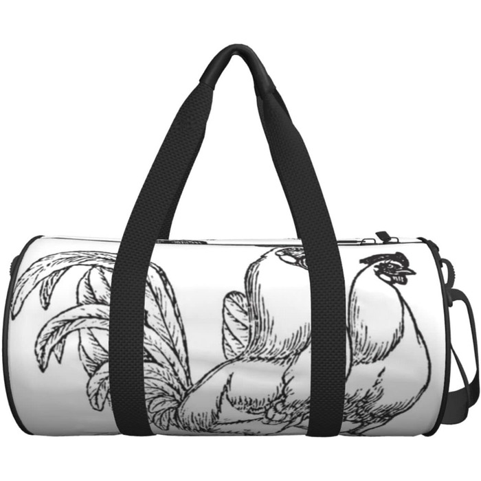 Дорожня сумка-мішок, малюнок курка-ескіз, спортивна сумка для чоловіків та жінок, сумка для подорожей