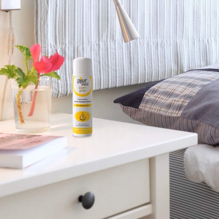 Лубрикант Med Soft Glide на основі силікону, з натуральною олією жожоба, 100 мл