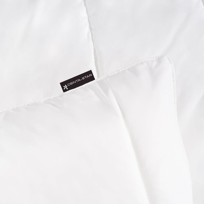 Подушка Centa-Star Vital Plus, 80 x 80 см, брендовані кульки з порожнистого волокна, змінний наповнювач, із застібкою-блискавкою, Oeko-Tex Standard 100 Клас 1, біла, (1 упаковка)