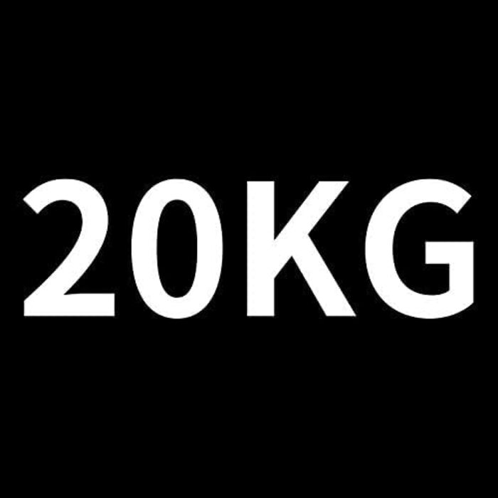 Професійна чавунна гиря PROIRON 20 кг для силових тренувань чорна