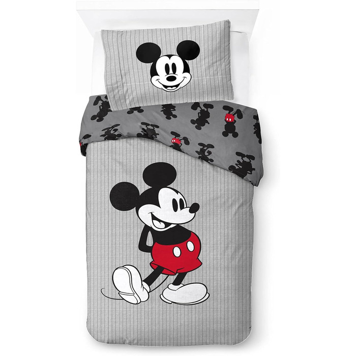 Смугастий - комплект підковдри на одну особу, включаючи наволочку 50 х 70 см, теплий бавовняний комплект постільної білизни