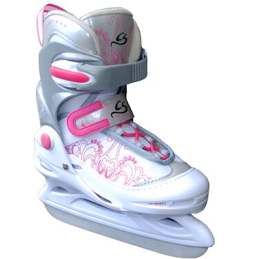 Дитячі регульовані ковзани Cox Swain Laura розмір XS-L світло-рожеві S (33-36)