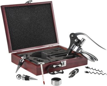 ВИННИЙ НАБІР ВИННІ АКСЕСУАРИ ВИННИЙ НАБІР БАРНИЙ НАБІР НАБІР СОМЕЛЬЄ, 10 TLG.