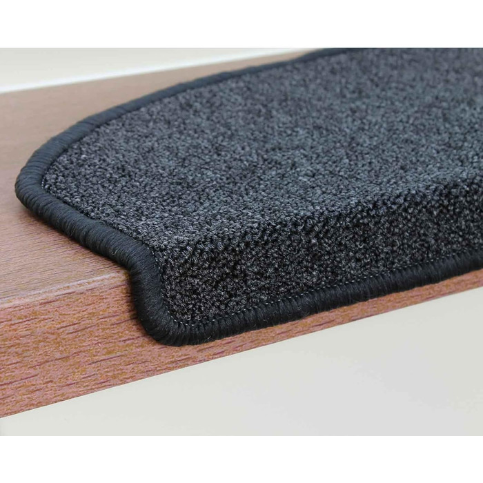 Килимки для сходів Kettelservice-Metzker Rambo - різні кольори та варіанти. Варіанти та кольори набору (16 шт., антрацит)