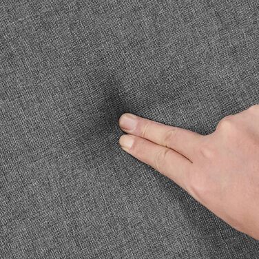 Сучасне крісло Yaheetech з вигнутою спинкою та дерев&39яними ніжками, м&39яке крісло-реклайнер, крісло під телевізор з підлокітниками, одномісний диван, зручні сидіння, темно-сірий, темно-сіра поліестерова тканина