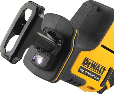Компактна акумуляторна пила Dewalt DCS312NT (безщітковий двигун, електронне регулювання частоти обертання, заміна полотна без інст