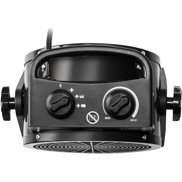 Керамічний вентилятор-обігрівач TROTEC TDX 19 Теплова потужність 1,5 кВт / 3 кВт Потік повітря 200 м/год Опалення