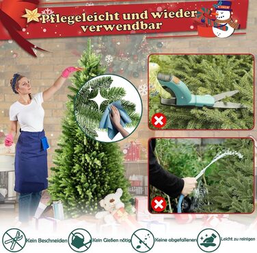 Штучна ялинка з підсвічуванням 225 см HENGMEI