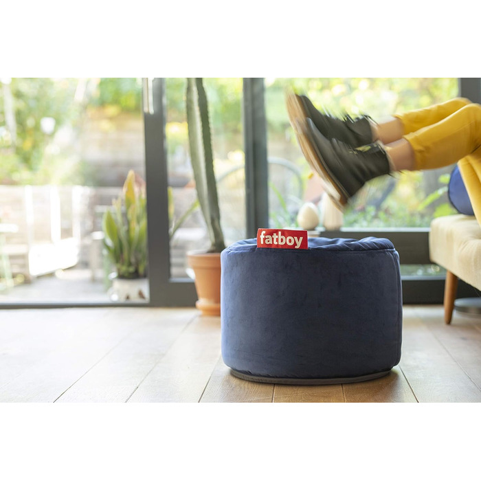 Крісло-мішок Fatboy Point Velvet з оксамитового сидіння для приміщень - Перлинно-рожевий (Перлинно-рожевий)