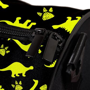 Спортивна сумка, маленька дорожня сумка, сумка для йоги, барвисті динозаври та лапки тварин, фітнес-сумка для активного відпочинку, ручна поклажа