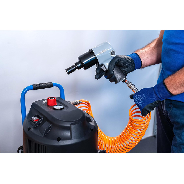 Вертикальний повітряний компресор EASE-AIR 50V, безмасляний повітряний компресор, максимальний тиск 10 бар, потужність 2 к.с., бак