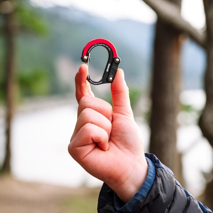 Карабін та гачок Gear AID Heroclip (міні) для підвішування сумок, ліхтарів, колясок, інструментів, шоломів, пляшок з водою тощо. Міні-синій.