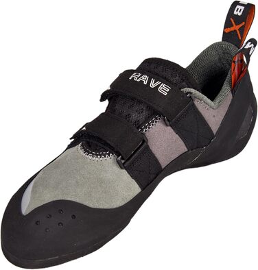 Скелелазні туфлі Climb X Rave Strap, розмір 40 EU, гранітно-сірі