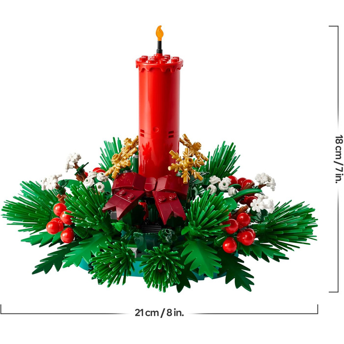 Конструктор LEGO Christmas Arrangement 40743 Різдвяна композиція, 433 деталі