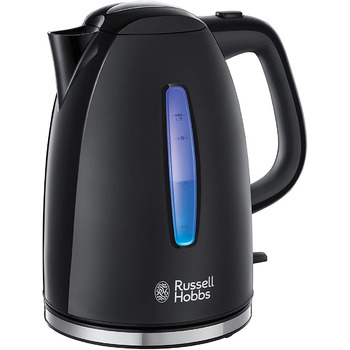 Чайник Russell Hobbs 1,7 л, 2400 Вт, синє світлодіодне підсвічування Textures (функція швидкого закипання, знімний фільтр від наки