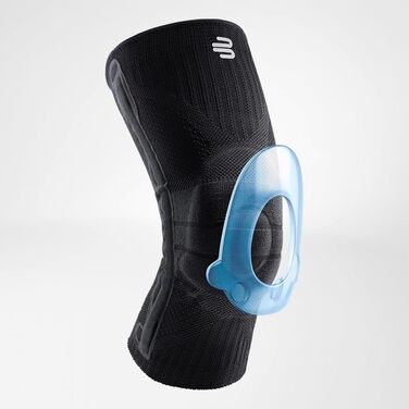 Колінна опора Bauerfeind 'Knee Support з кільцем siikon, праворуч і чорнилом для носіння (рожевий, M)