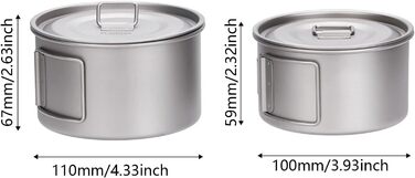 Вуличні миски, легкі, портативні, столовий посуд, кухонне начиння, столові прибори для їжі на вулиці, складна ручка, 0,6 літра