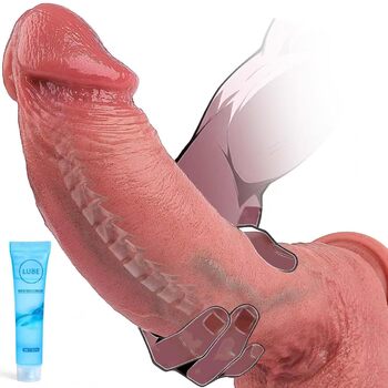 Реалістичний товстий фалоімітатор секс-іграшка, гігантський фалоімітатор, схожий на шкіру, з присоскою для задоволення без використання рук, реалістичний силіконовий штучний пеніс анальний фалоімітатор для жінок, чоловіків та геїв, 23