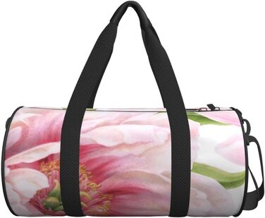Дорожня сумка-циліндр з квітковим візерунком, спортивна сумка для чоловіків та жінок, сумка-мішок, спортивна сумка