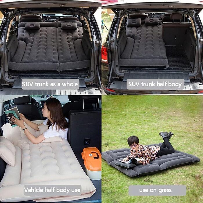 Автомобільний надувний матрац для Skoda Kodiaq, надувний матрац для кемпінгу, портативний туристичний надувний матрац з повітряною подушкою, аксесуар для активного відпочинку на свіжому повітрі, E звичайний E