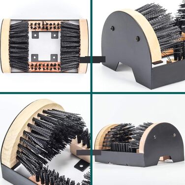 Універсальна грязьова щітка для саду, щітка для чищення черевиків для дому Потужна щітка для чищення взуття, простий у використанні інструмент для прибирання снігу для гумових чобіт