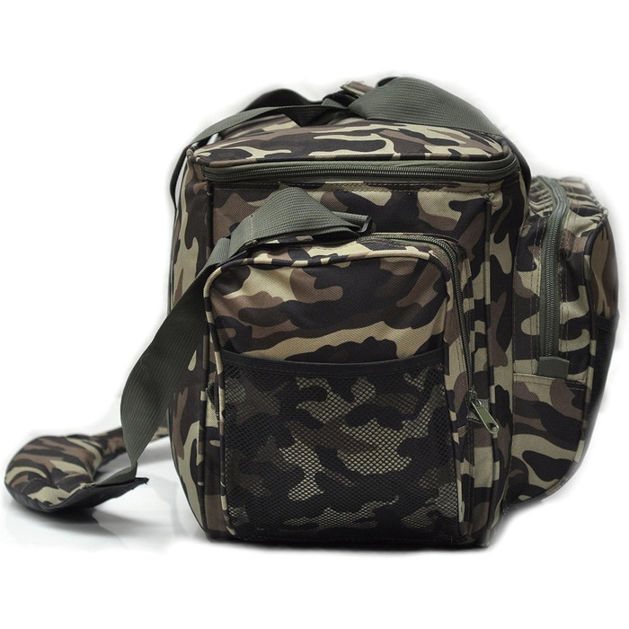 Велика утеплена сумка для риболовлі Carp Bag Camouflage