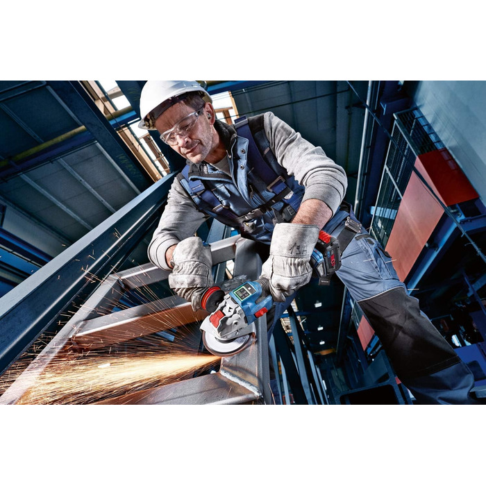 Кутова шліфувальна машина Bosch Professional BITURBO GWX 18V-15 SC (кріплення X-LOCK, з модулем підключення, попередньо встановлен