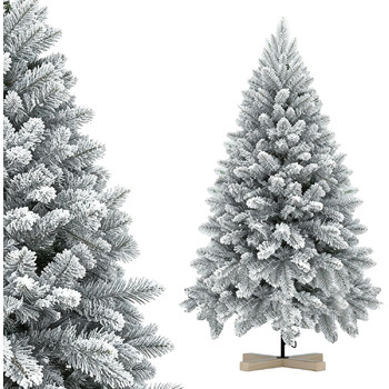 Штучна ялинка з ефектом натуральної білої сніжинки 150 см NAIZY