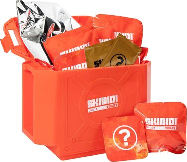Гігантський Mystery Loot Box SKIBIDI Toilet 20 сюрпризів, ексклюзивні фігурки за мотивами YouTube-сенсації, офіційний мерч