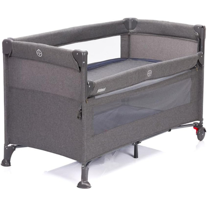 Ексклюзивне дитяче ліжечко Fillikid для подорожей Ліжечко для сну на боці від народження до 24 місяців (15 кг) Дитяче ліжечко для подорожей з матрацом Ліжечко для сну на боці з боковим відкриттям Дитяче ліжечко, дитяче ліжко 60x120 см