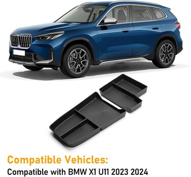 Сумісний з центральною консоллю Коробка для зберігання BMW X1 U11 2023 2024 Органайзер Підлокітники Ящик для зберігання X1 U11 2023 2024 Аксесуари