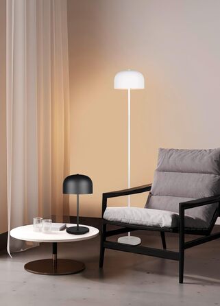 Стійка LED-лампа на акумуляторі Reality Jeff R49151132, матовий чорний метал, з LED-лампою 2.5 Вт