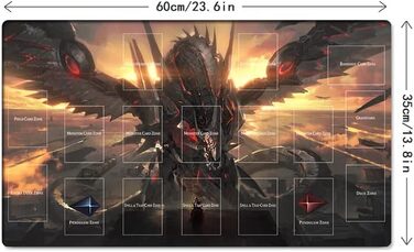 Новий килимок Mlikemat Playmat Duel Monsters TCG CCG OCG Колекційний картковий ігровий килимок із зонами безкоштовна сумка (Zd039-516-a)