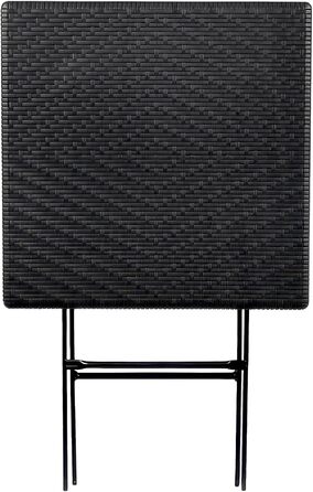 Складаний садовий стіл, пластик, 180x75 см - Буфетний стіл з ручкою для перенесення - Складаний стіл для саду, патіо та балкону - Туристичний стіл на 6 осіб (Кобе)