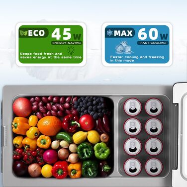 Літрів прохолодний ящик 12В портативний міні-холодильник електрична морозильна камера невелика морозильна камера для автокемпінгу,