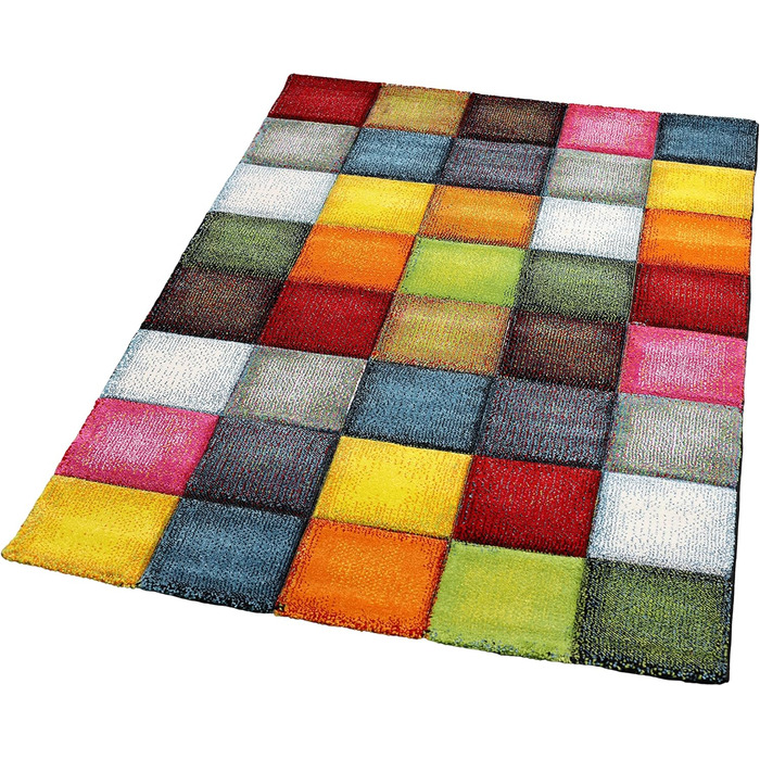 Килим для вітальні Paco Home Килим для вітальні барвистий дитяча кімната спальня короткий ворс молодіжна кімната сучасний, розмір