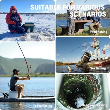 Підводна камера Fish Finder, ширококутне інфрачервоне нічне бачення, 4,3-дюймовий IPS-дисплей для EIS, річки та човна (A)