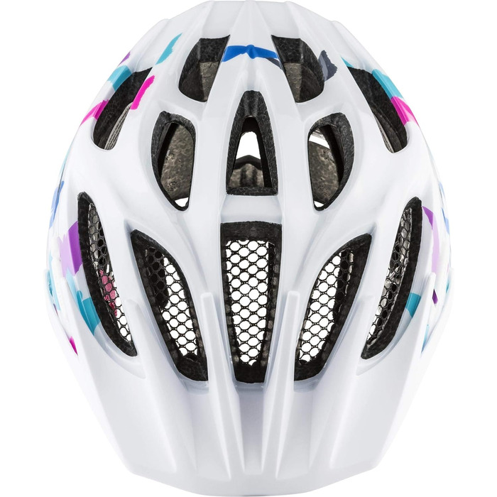 Амортизуючий, Легкий та Міцний Велосипедний Шолом З Модернізованим Світлодіодом Для Дітей Білий Метелик 50-55 см Одинарний, 2.0 -