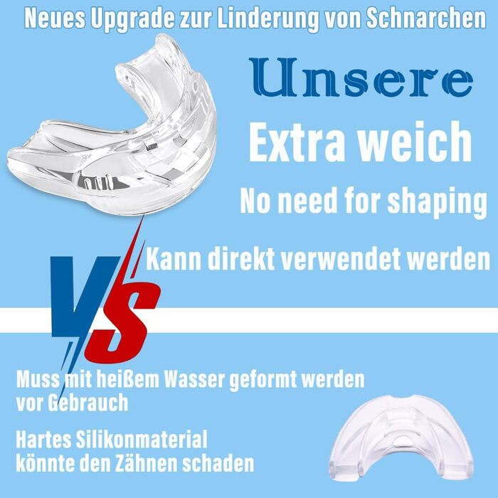 Пробка від хропіння проти хропіння-2 шт. и Пробка від хропіння проти хропіння Ефективна шина від хропіння проти хропіння Багатоцільовий запобіжник хропіння для чоловіків і жінок (готовий до використання) Прозорий