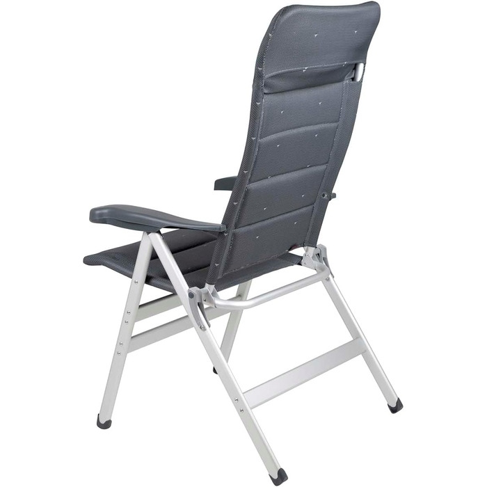 Крісло для кемпінгу Crespo XXL AL/238-DL, темно-сіре, одномісне