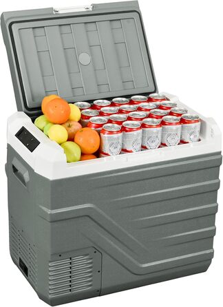 Портативний електричний холодильник 44 л, портативний холодильник 12 В/24 В постійного струму 100 240 вольт змінного струму для ав