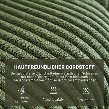 Крісло-шезлонг, крісло для вітальні, поворотне на 360, крісло з відкидною спинкою, м&39яке крісло з товстою знімною декоративною подушкою, крісло-реклайнер/крісло для читання для вітальні, спальні, офісу, зелене