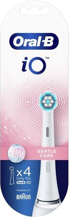 Наконечники зубної щітки Oral-B iO Gentle Care, упаковка 4 шт. и білі