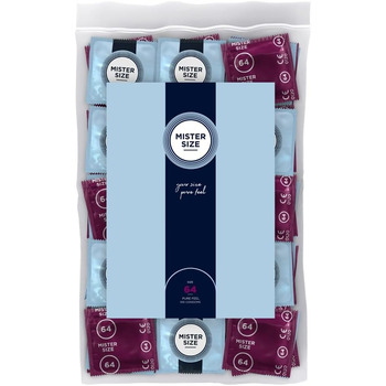 Презерватив Mister Size, прозорий, 64 мм